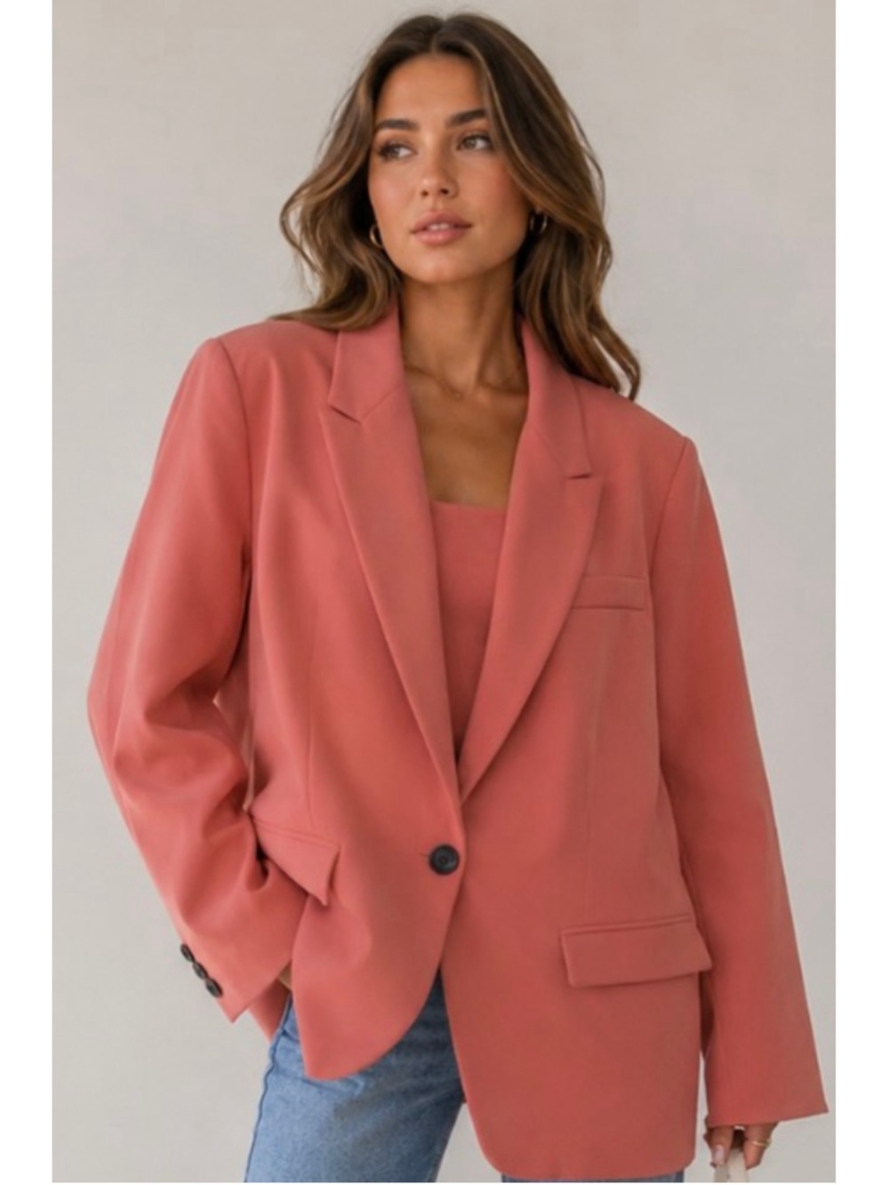 Veronica Beard Pink/Coral Blazer 12